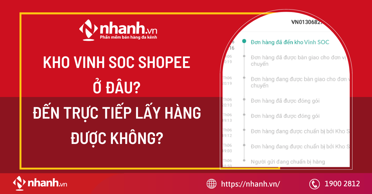 Tìm kho Vinh SOC Shopee ở đâu? Có thể đến trực tiếp lấy hàng không