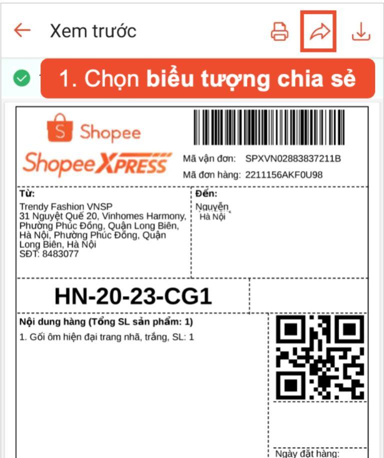 5 bước đơn giản để in đơn hàng Shopee tiện lợi nhất trên điện thoại 5 bước đơn giản để in đơn hàng Shopee tiện lợi nhất trên điện thoại