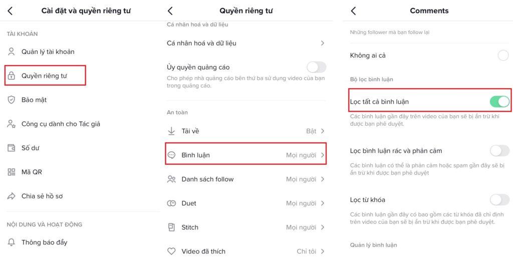 Hướng dẫn kích hoạt chức năng bình luận trên TikTok