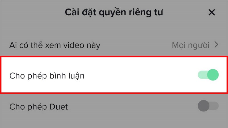 Hướng dẫn kích hoạt chức năng bình luận trên TikTok