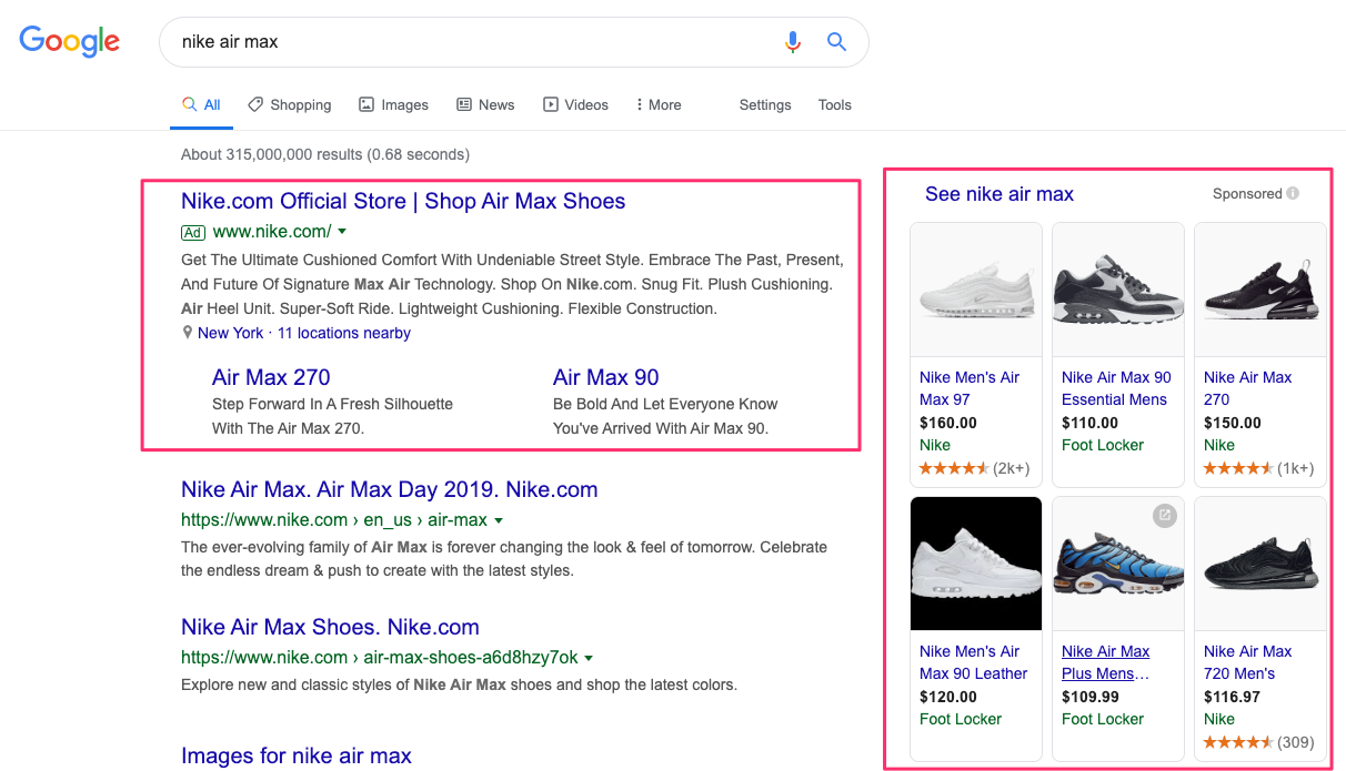 google-shopping-ads-2 Hình thức hiển thị của Google Shopping