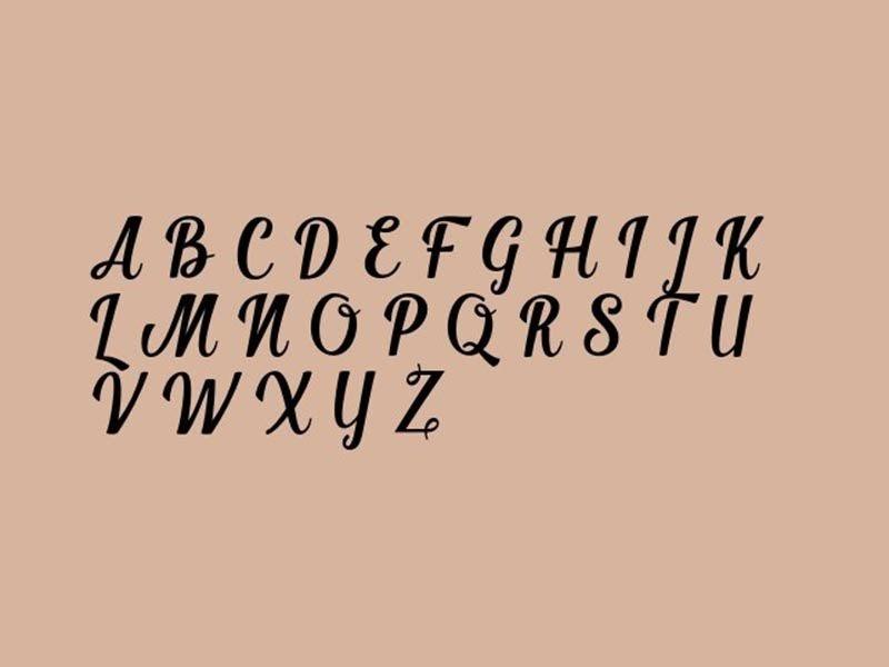 Tìm hiểu về Font chữ viết tay - Nét đẹp và độc đáo